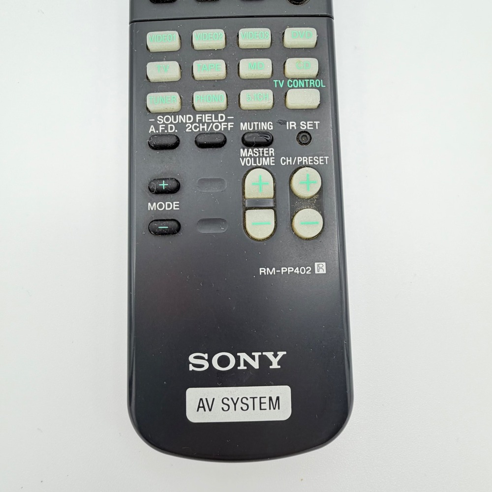 Sony AV System Remote Control RM-PP402 Receiver Controller Power Tested - Picture 3 of 5